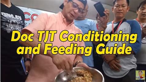 Doc TJT Conditioning and Feeding Guide l Lecture .